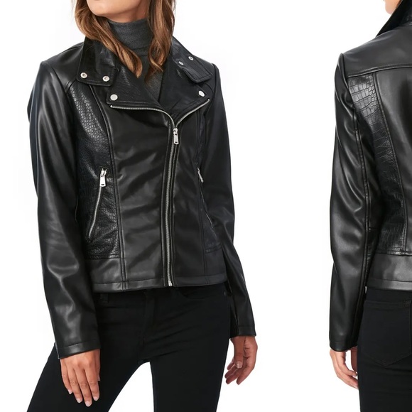 NWT Bernardo Leather Jacket. - Picture 6 of 6